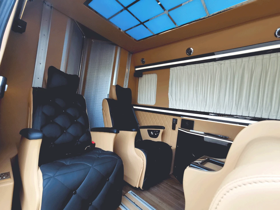 มาดูชิ้นส่วนภายในรถยนต์ Mercedes-Benz Sprinter Motorhome