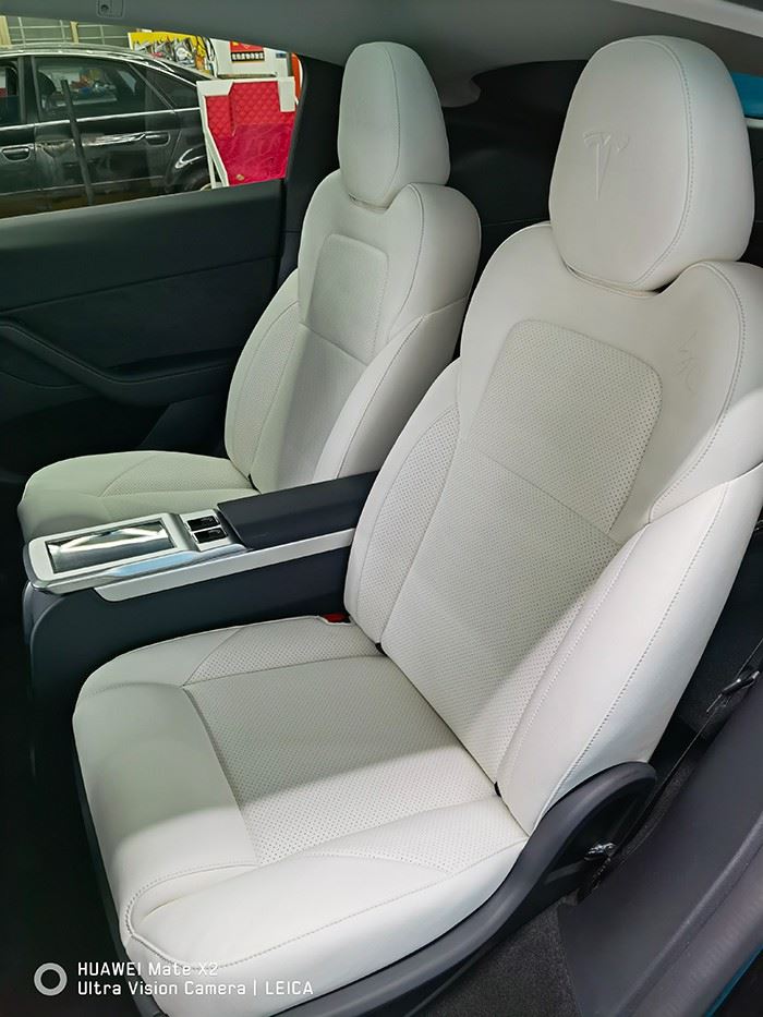 Tesla Model y new interior upgrade replacement seat upholstery kits