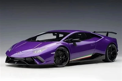Lamborghini Huracan Performante ดัดแปลงล้อสีน้ำเงินม่วง