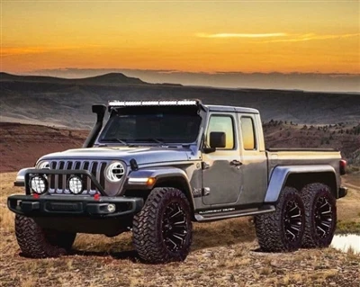 Jeep Gladiator ปี 2020 สามารถอัพเกรดเป็นเวอร์ชั่นดัดแปลง 6x6 ได้
